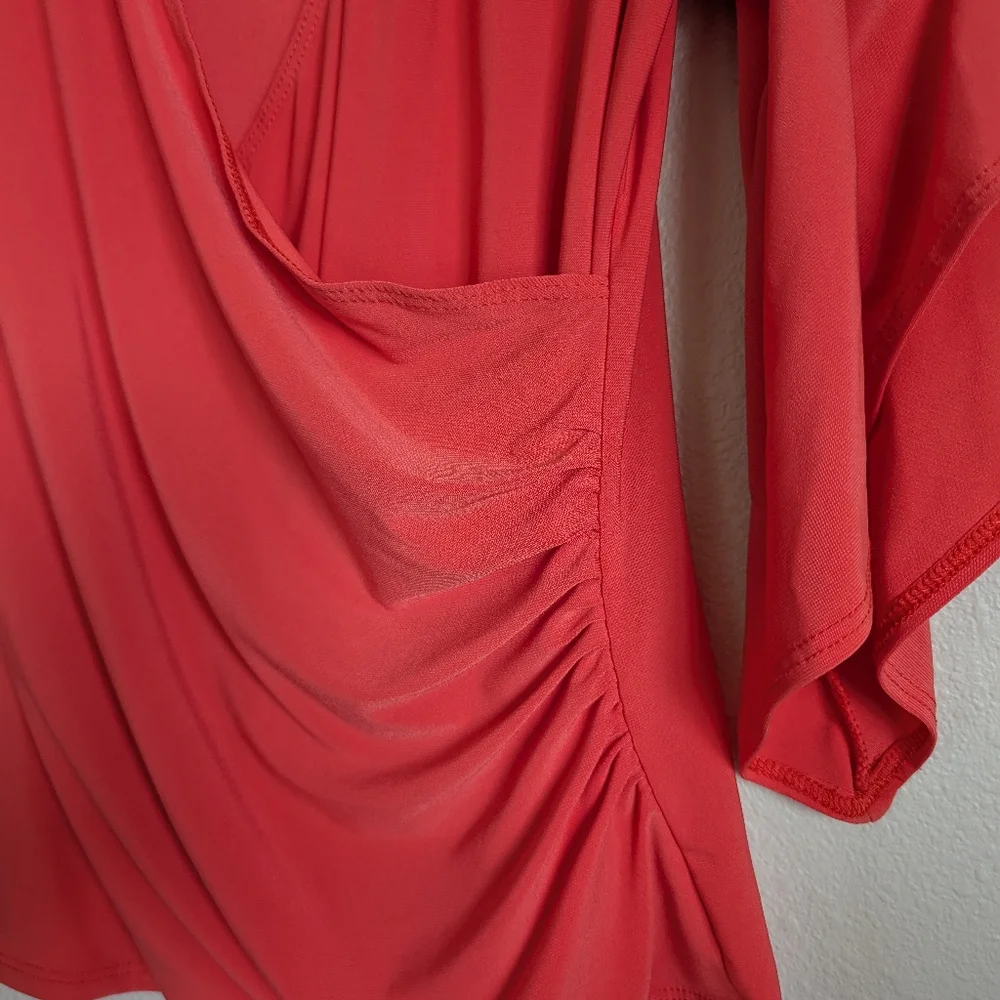 Coco Bianco Coral Cold Shoulder Blouse Size S - Picture 3 of 4